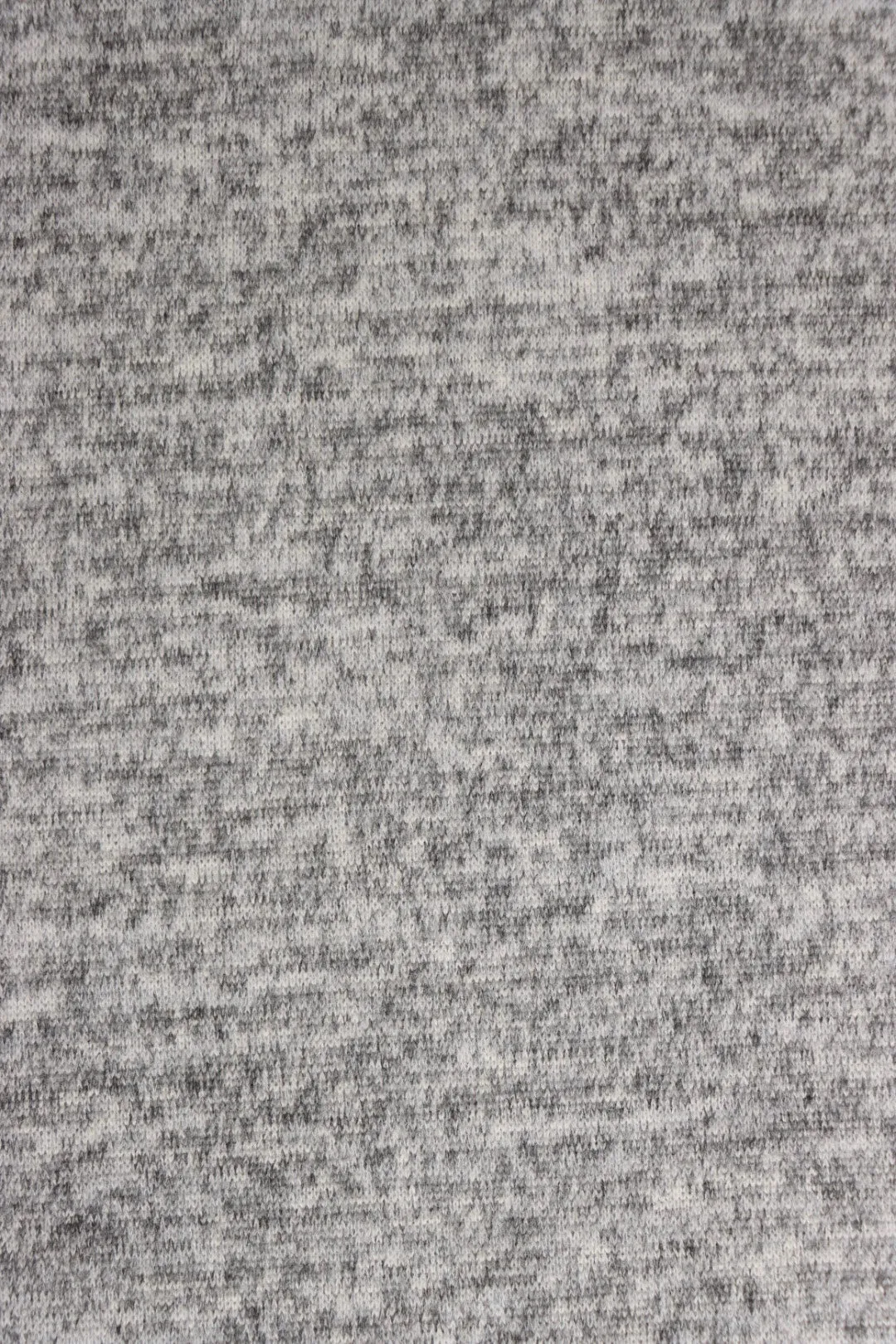 5YD 8IN REMNANT; Marled Oatmeal Brushed Hacci Sweater Knit