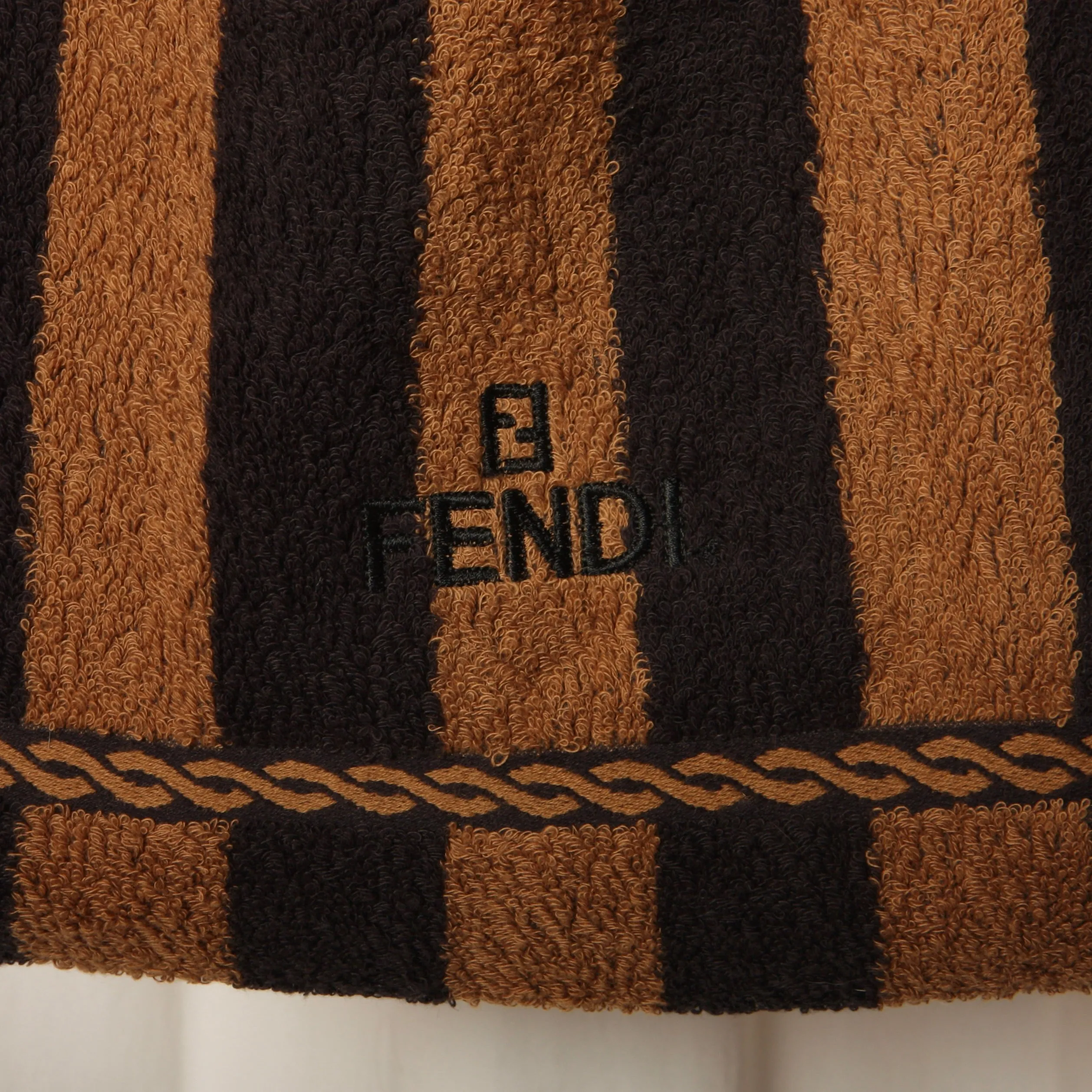 90's Fendi Logo Towel 3-Piece Mini Skirt Set