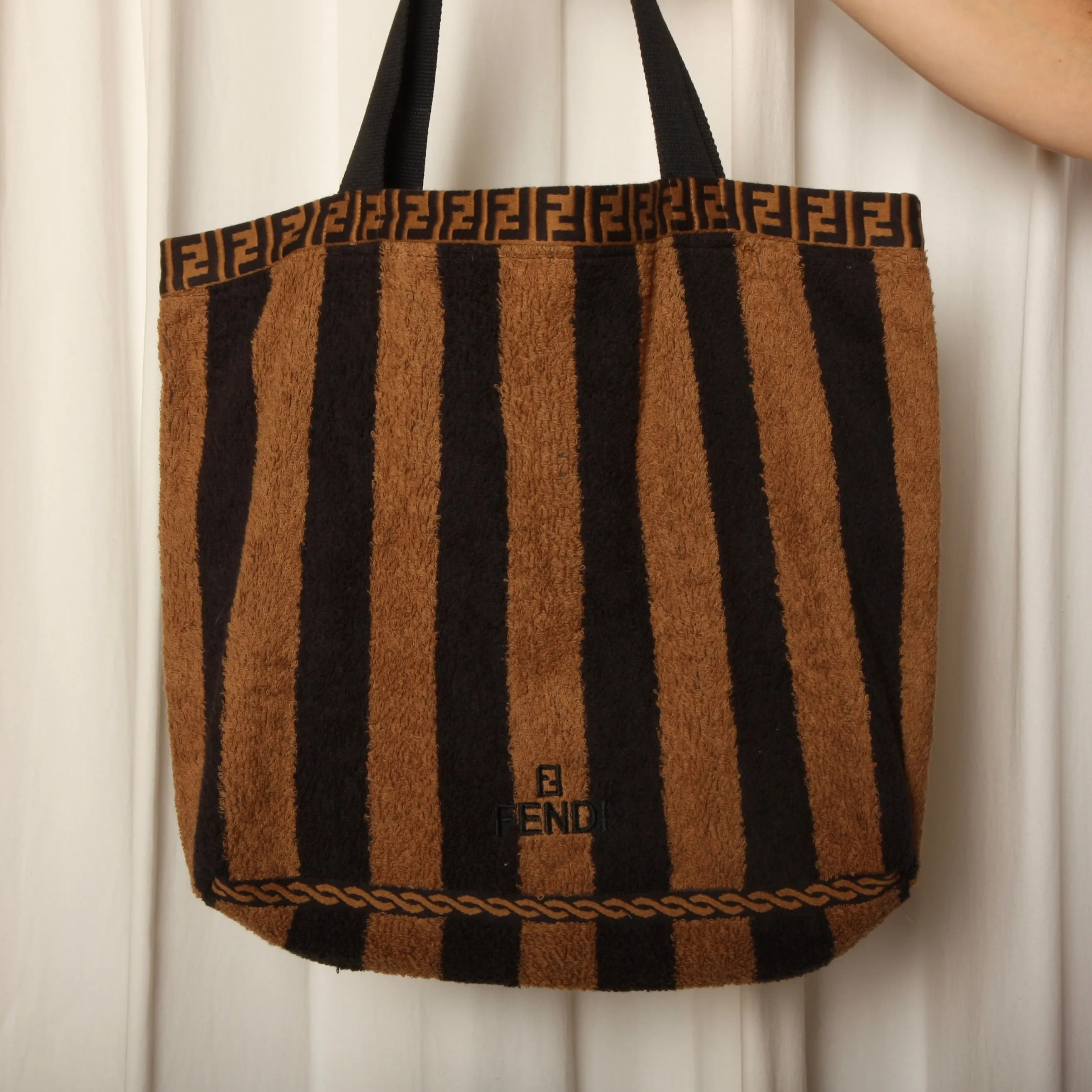 90's Fendi Logo Towel 3-Piece Mini Skirt Set