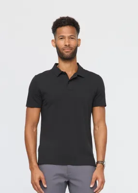 Air Flow Pique Polo - Black