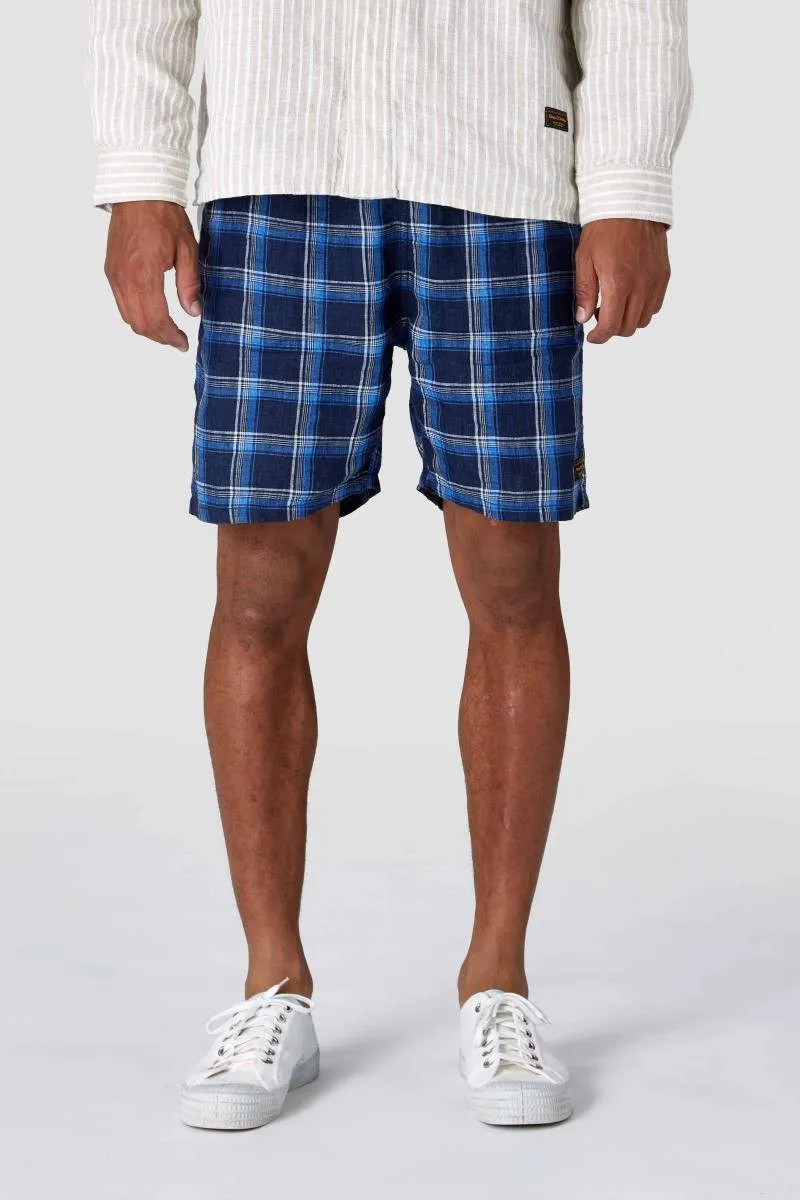 Bidatsu Shorts | Blue Check