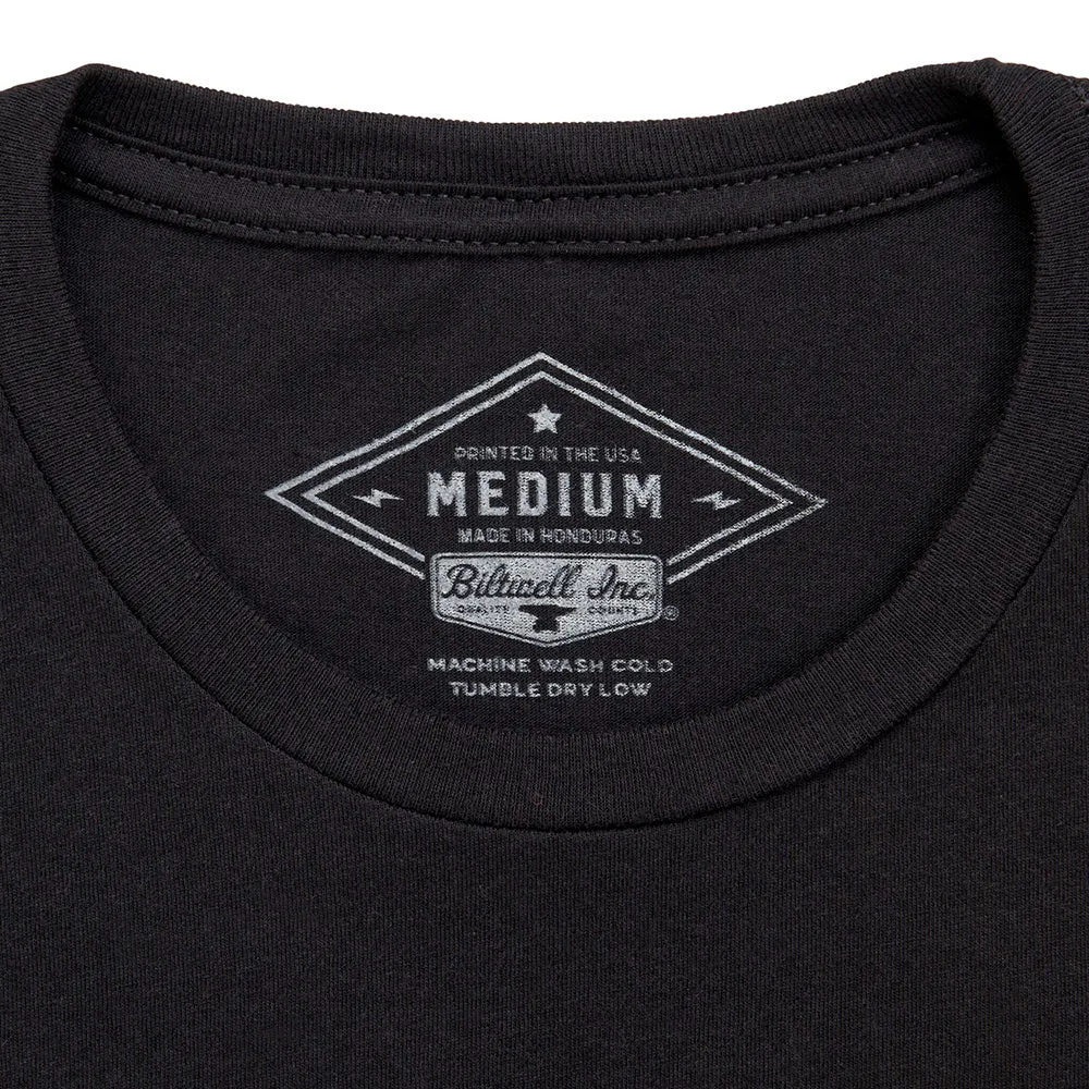 BILTWELL T-SHIRT WOMENS [SCRIPT BLACK]