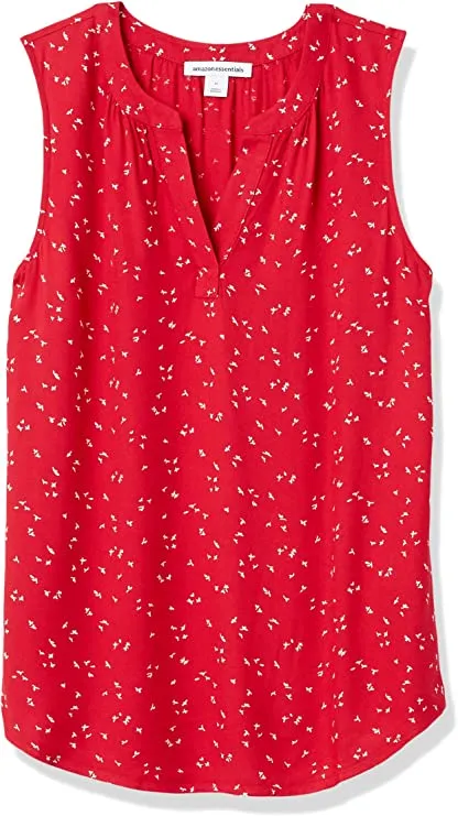 Black Women's Sleeveless Woven Shirt - AE Store