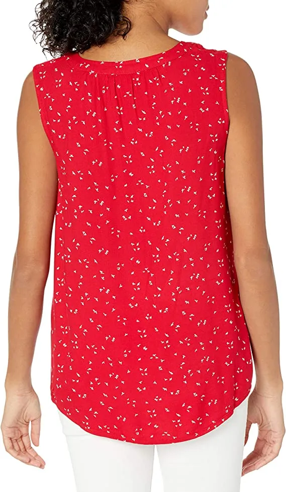 Black Women's Sleeveless Woven Shirt - AE Store