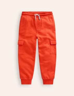 Cargo Joggers-Sunset Orange