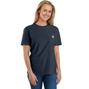 Carhartt Women's Short Sleeve Pocket T-Shirt_Navy