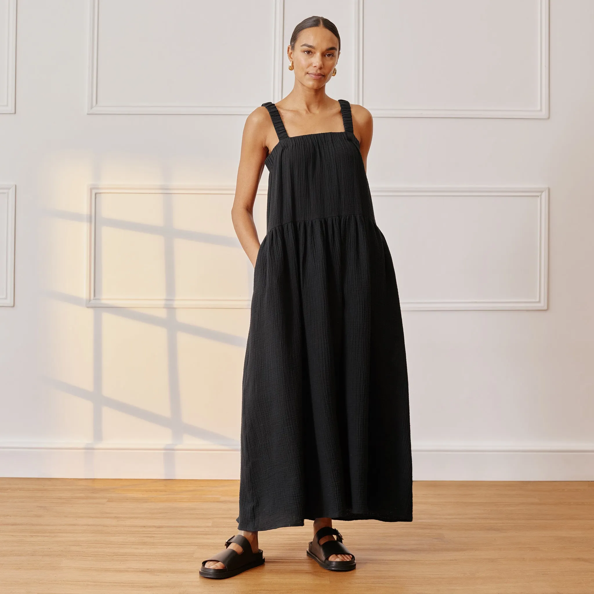 Cheesecloth Maxi Dress