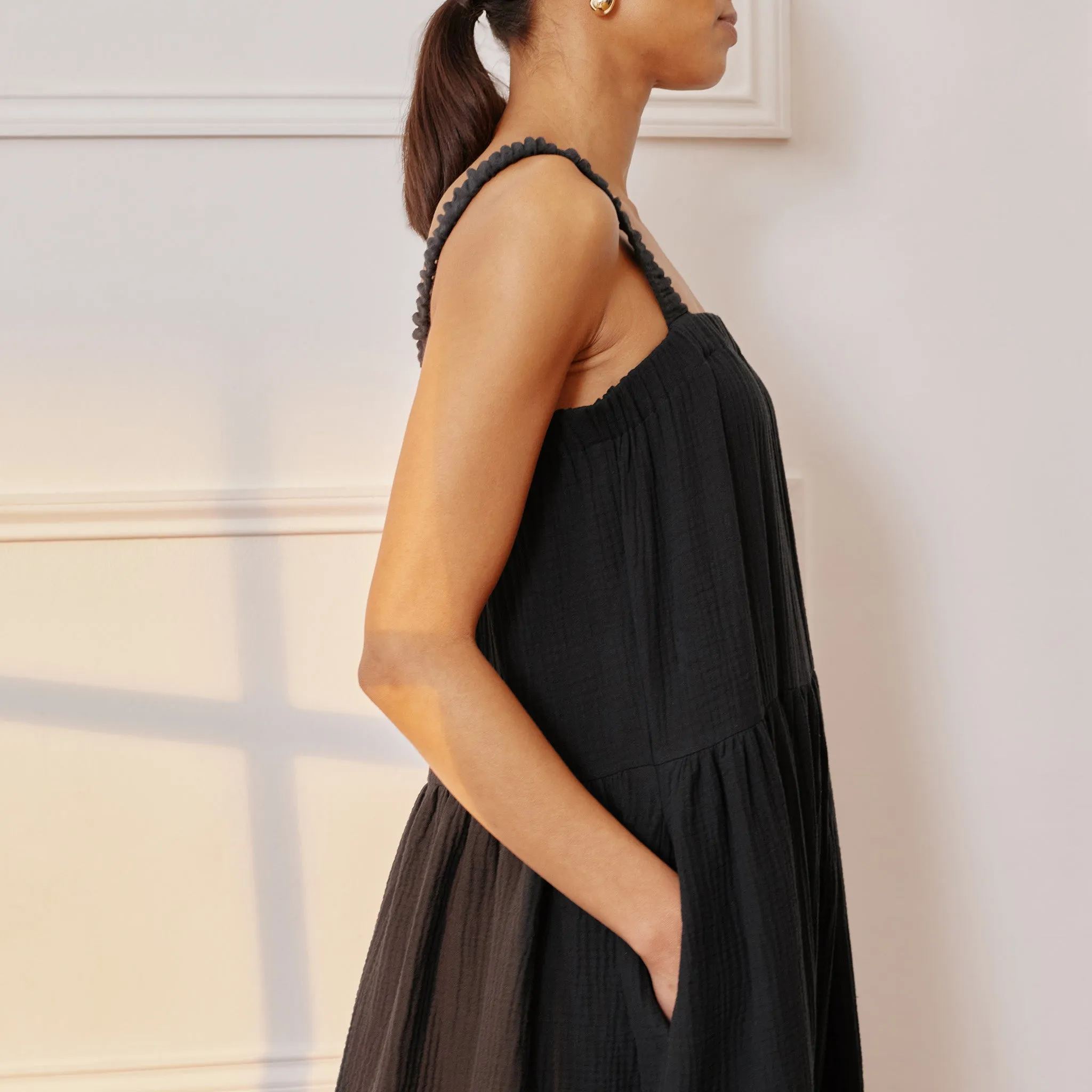 Cheesecloth Maxi Dress
