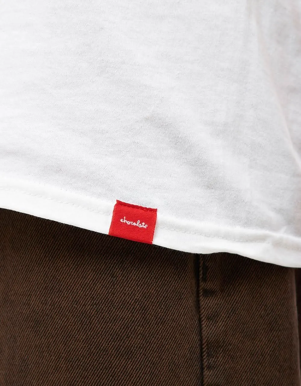 Chocolate OG Square T-Shirt - White