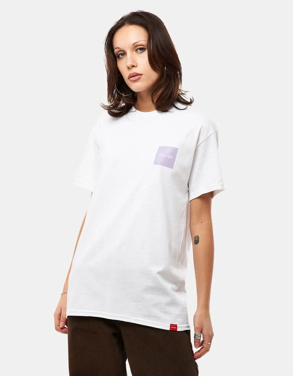 Chocolate OG Square T-Shirt - White