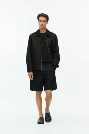 Cotton linen shorts with laces ARKET