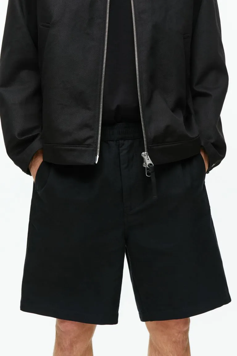Cotton linen shorts with laces ARKET