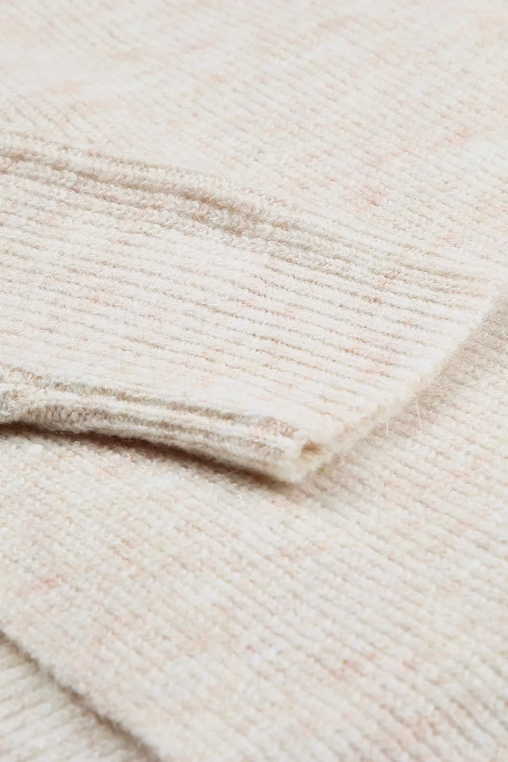 Criss Cross Wrap Plunging Neck Sweater