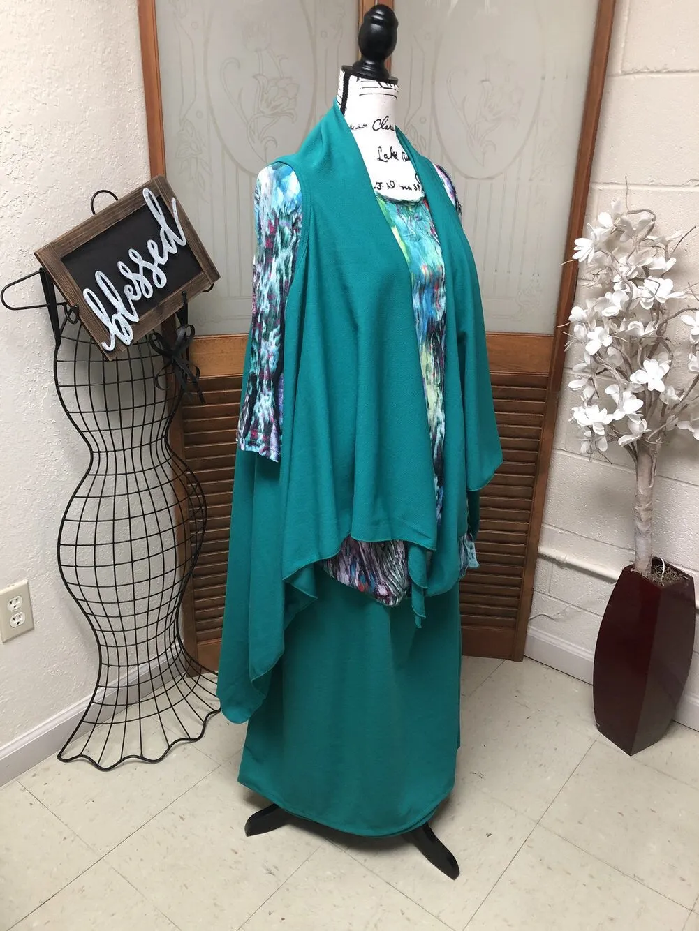 Dark Jade Liverpool Pencil Skirt