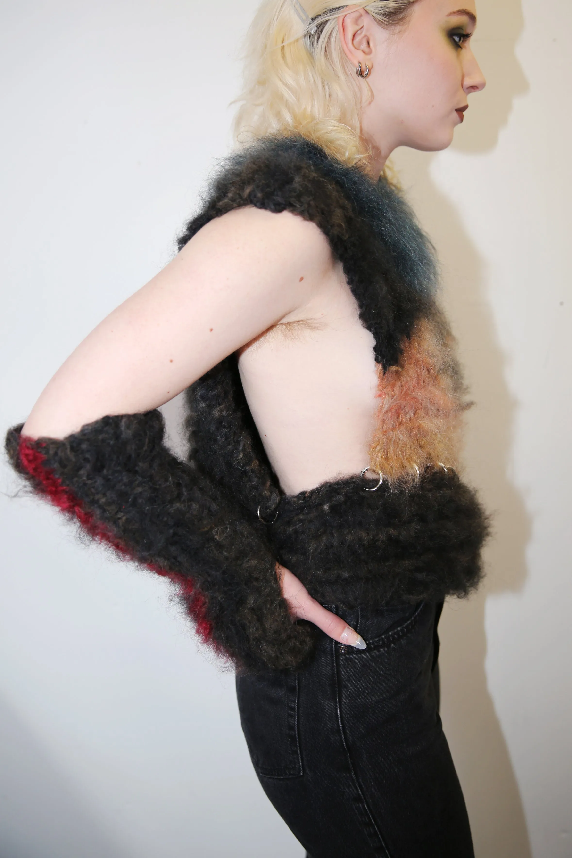 DRAWING THE LINE PIERCING VEST