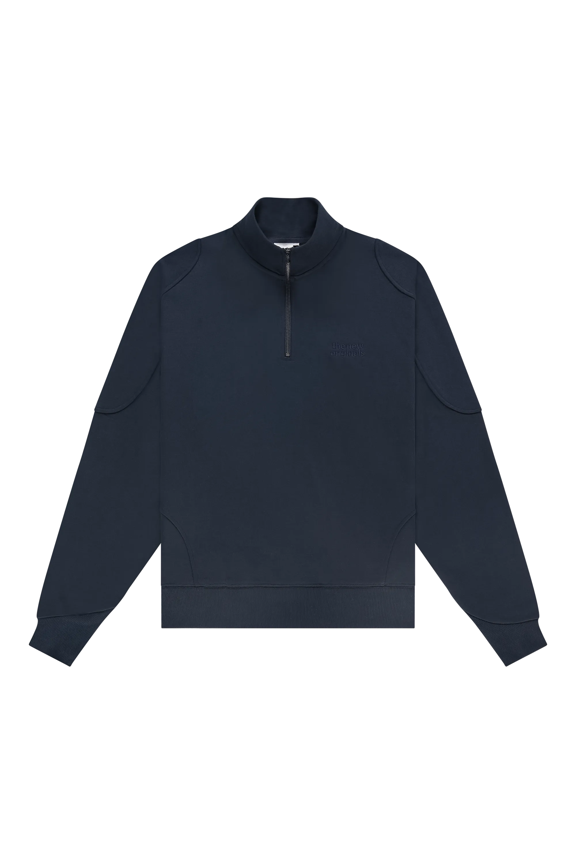 Emblem Half-Zip Sweater Navy