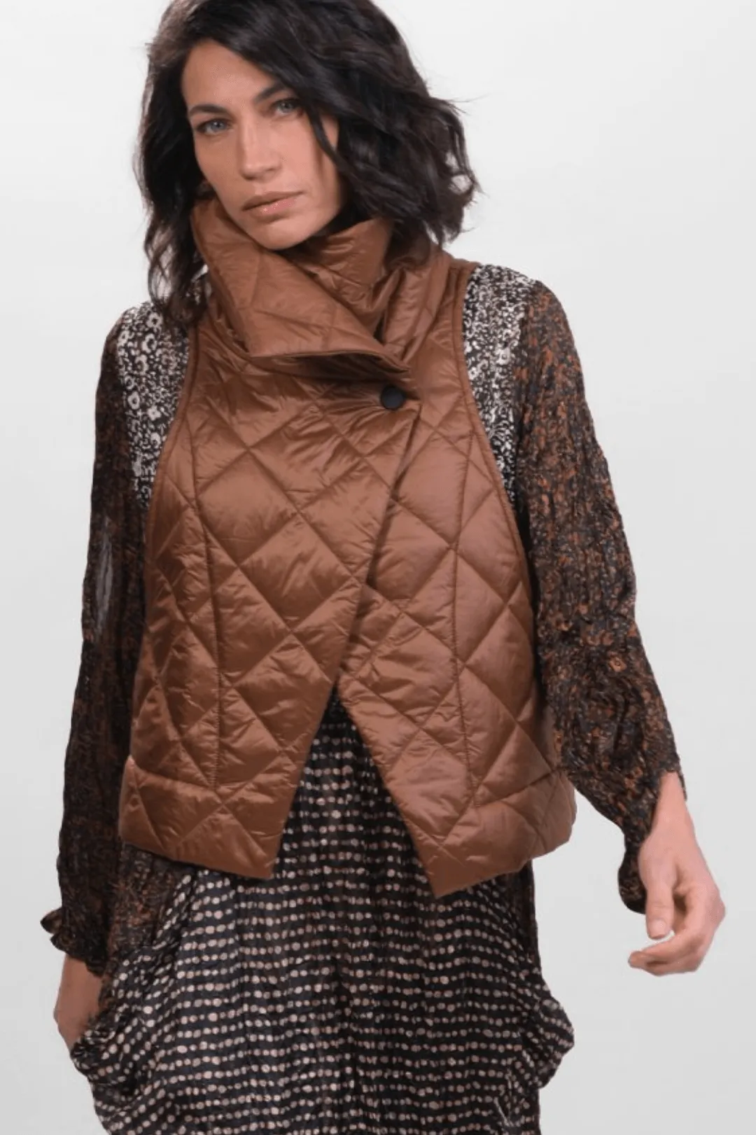 Ether Fina Vest, Camel