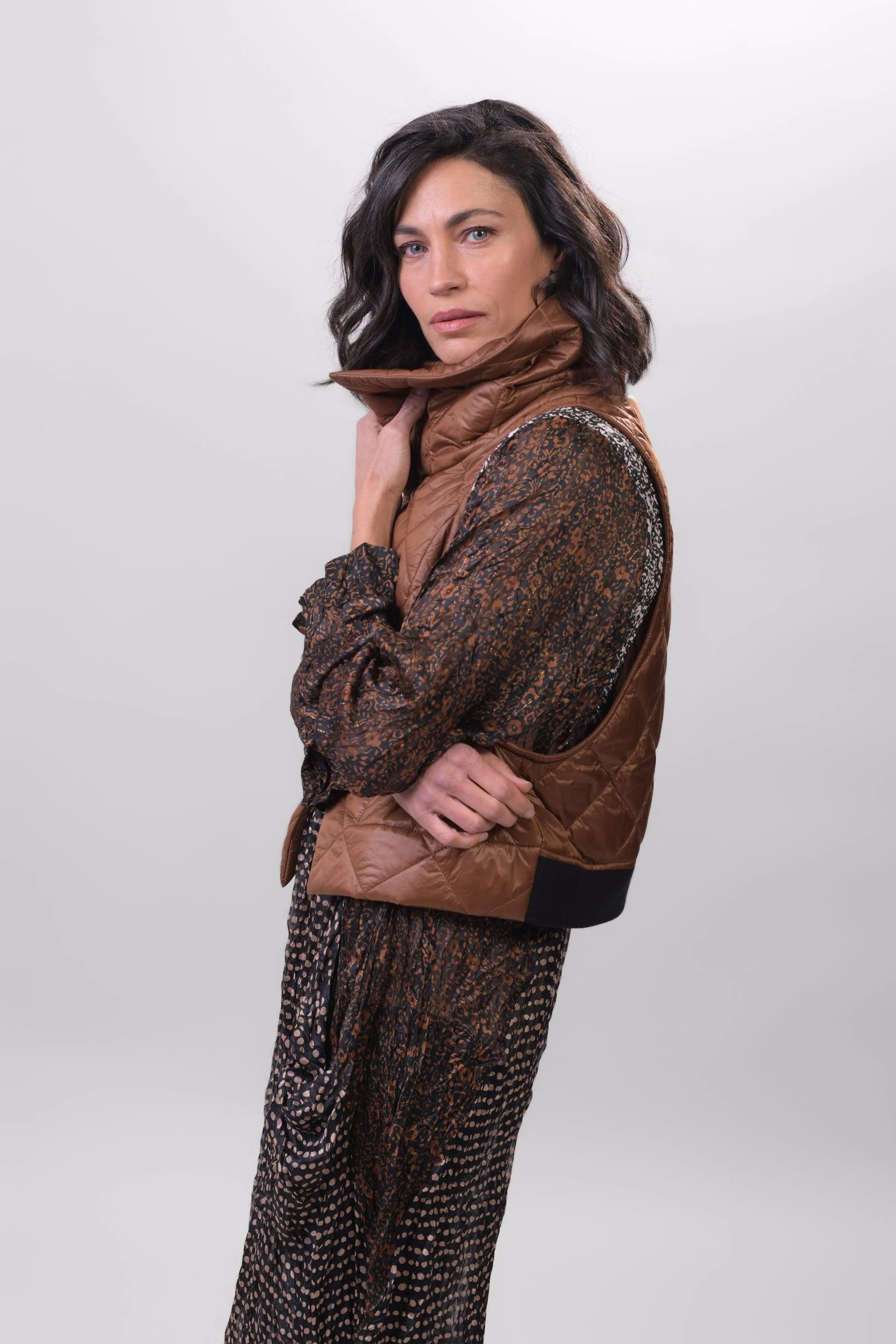 Ether Fina Vest, Camel