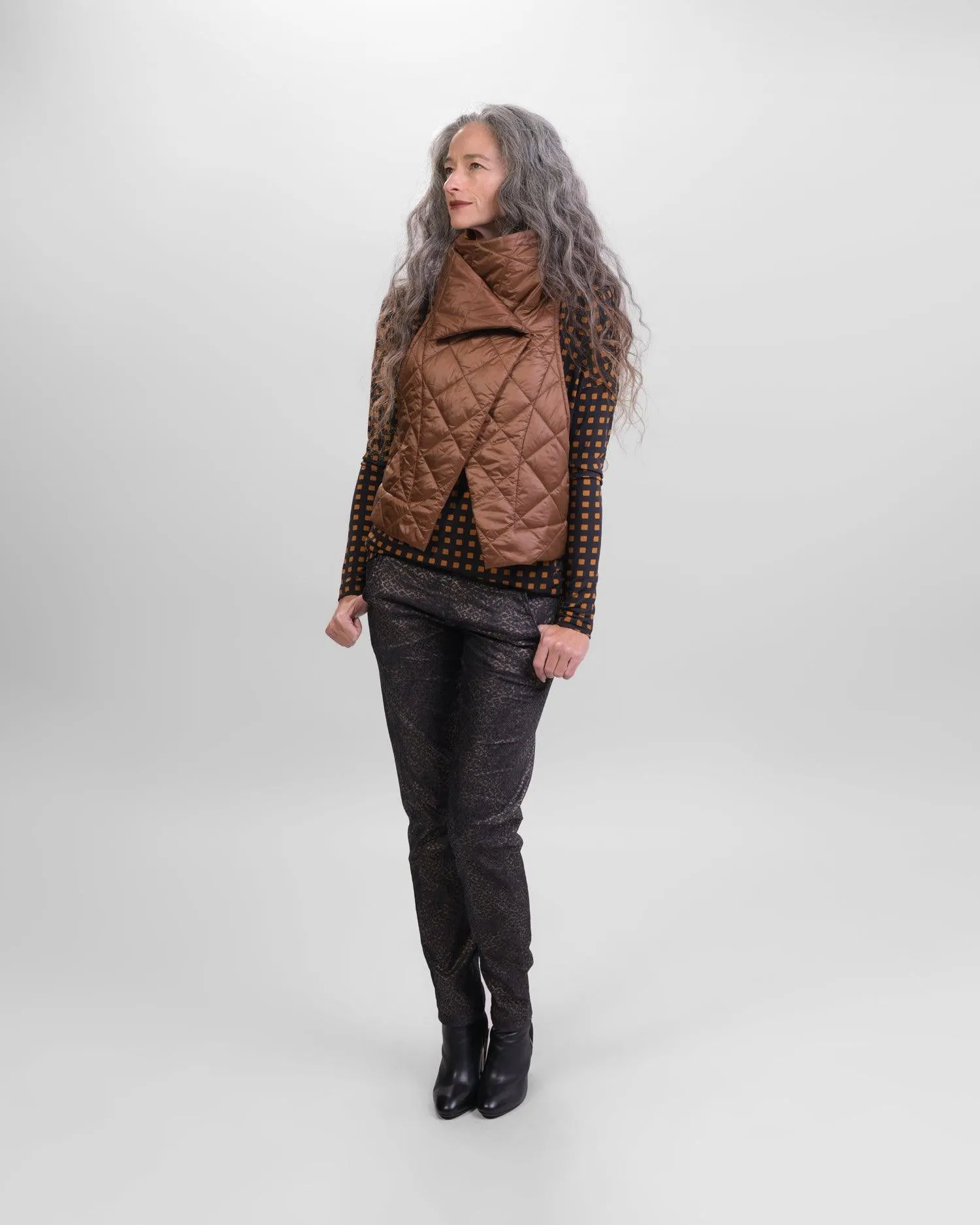 Ether Fina Vest, Camel