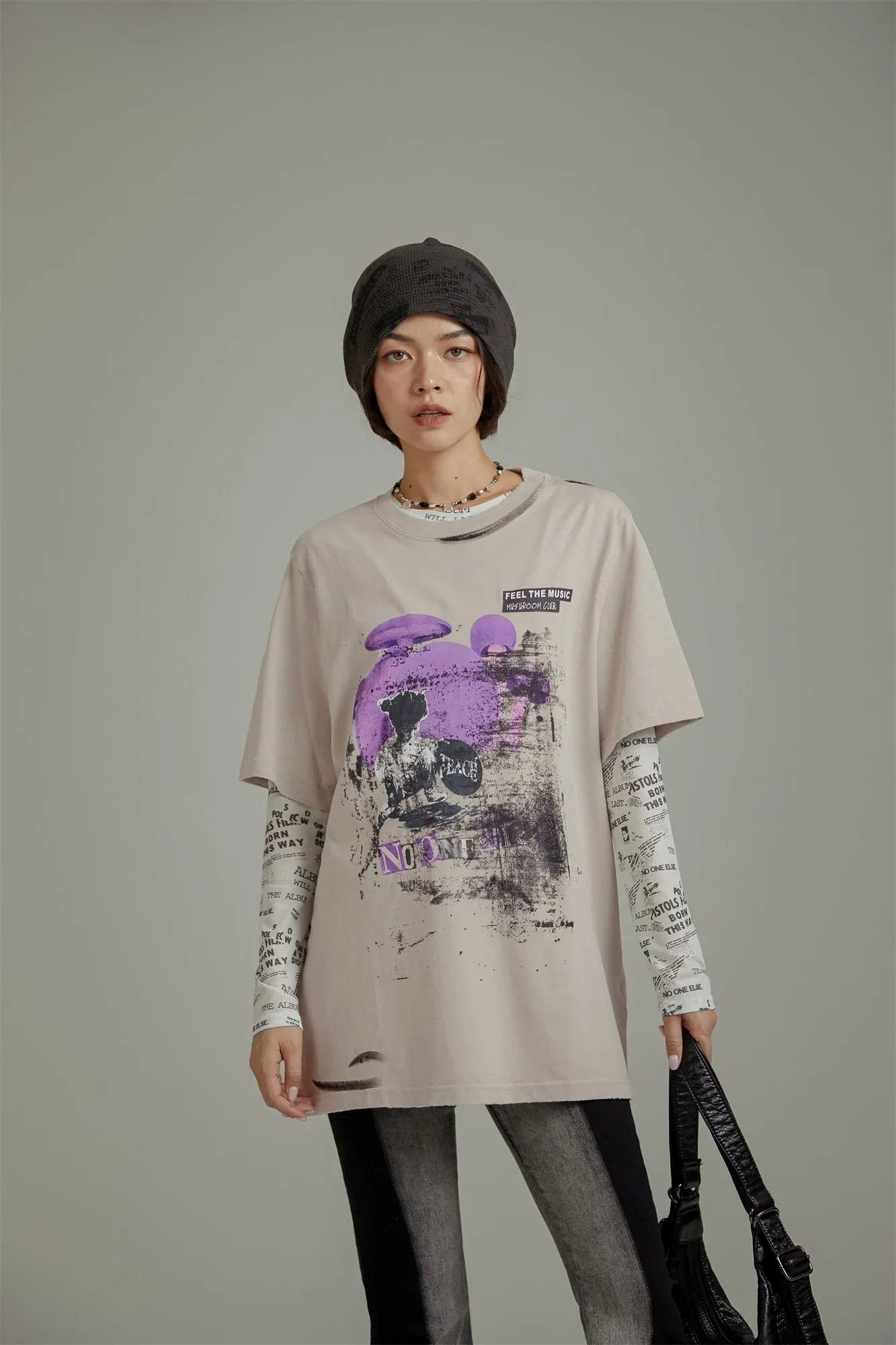 Feel The Music Mushroom Club T-Shirt