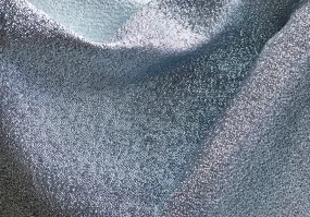 Gossamer Silvered Star Silk Blend Lamé (Made in Italy)