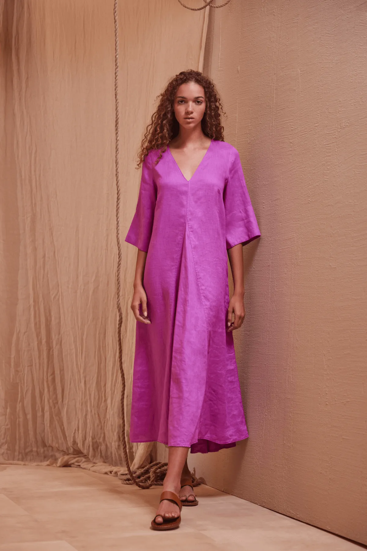 ILENA DRESS FUSHIA