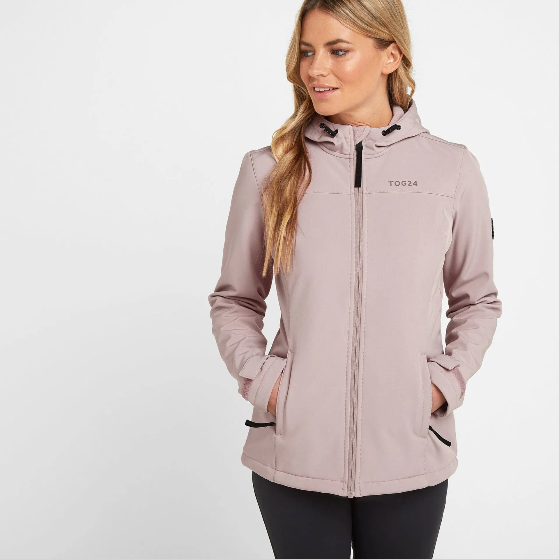 Keld Womens Softshell Hooded Jacket - Dusky Pink