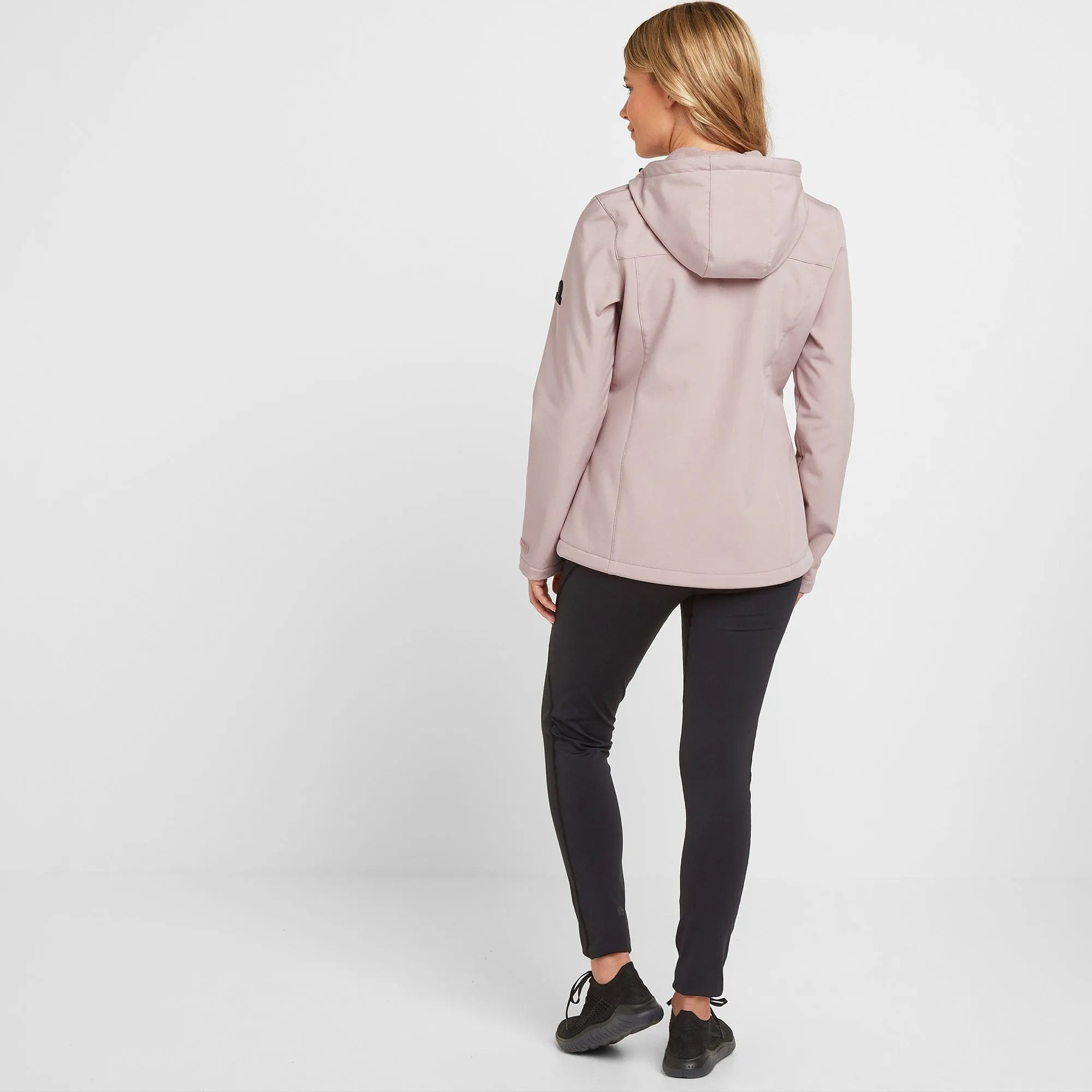 Keld Womens Softshell Hooded Jacket - Dusky Pink
