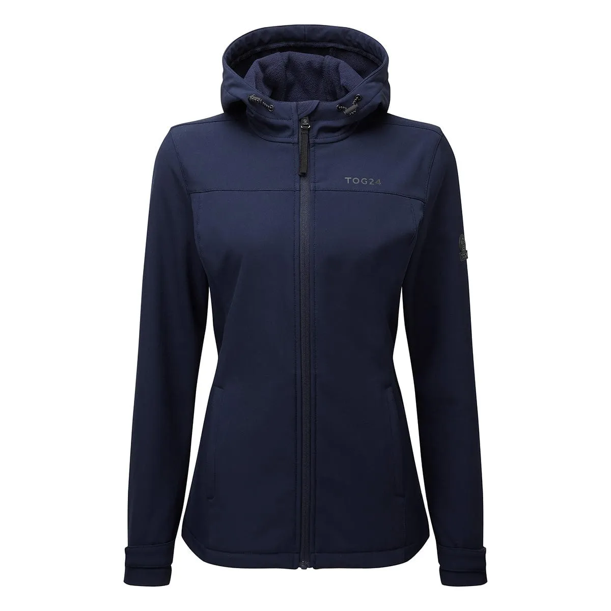 Keld Womens Softshell Hooded Jacket - Navy