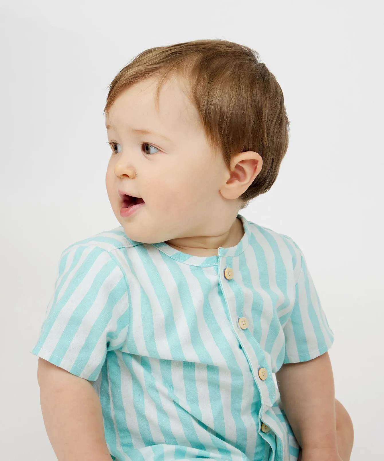 Lido Baby Shirt, Cabana Stripe