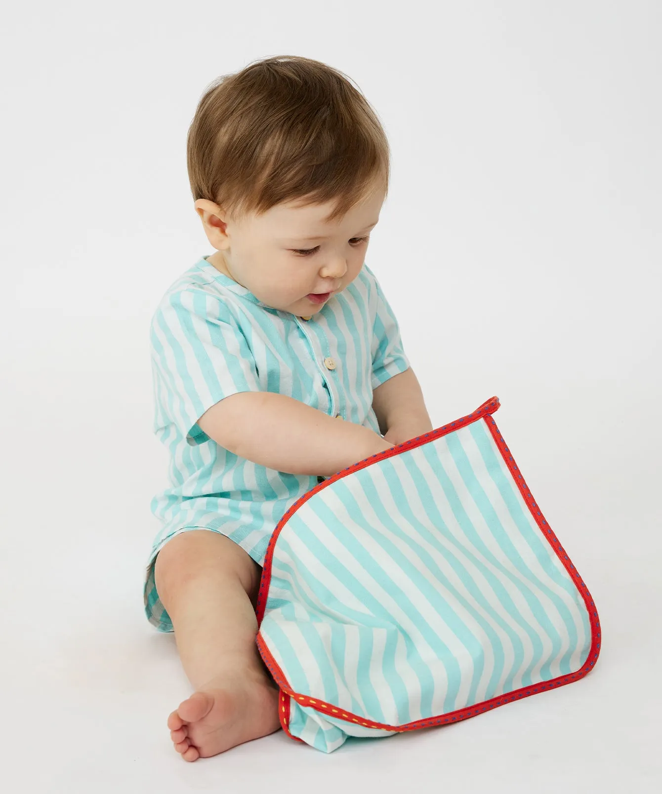 Lido Baby Shirt, Cabana Stripe