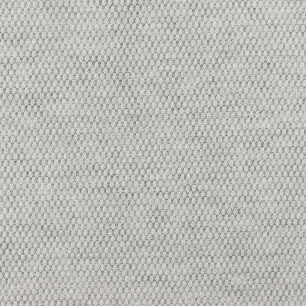 Light Gray-White Mini Honeycomb Stretch Knit Fabric