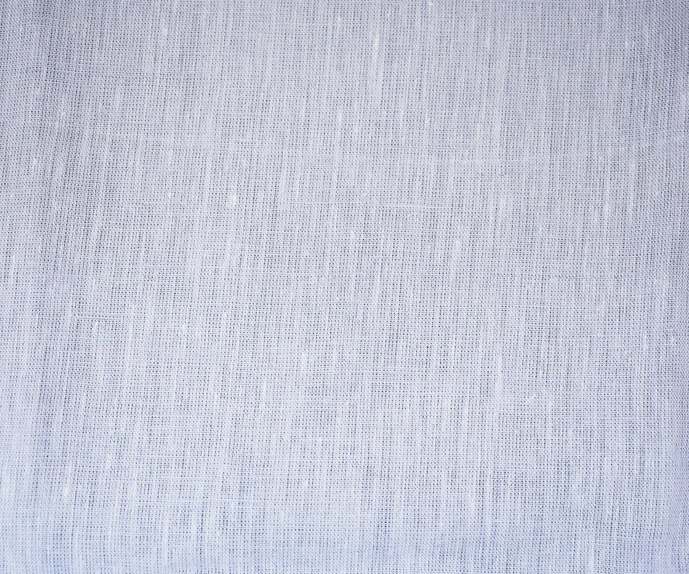 Light Purple-White Spence Bryson Texture Slub Irish Linen Chambray Fabric
