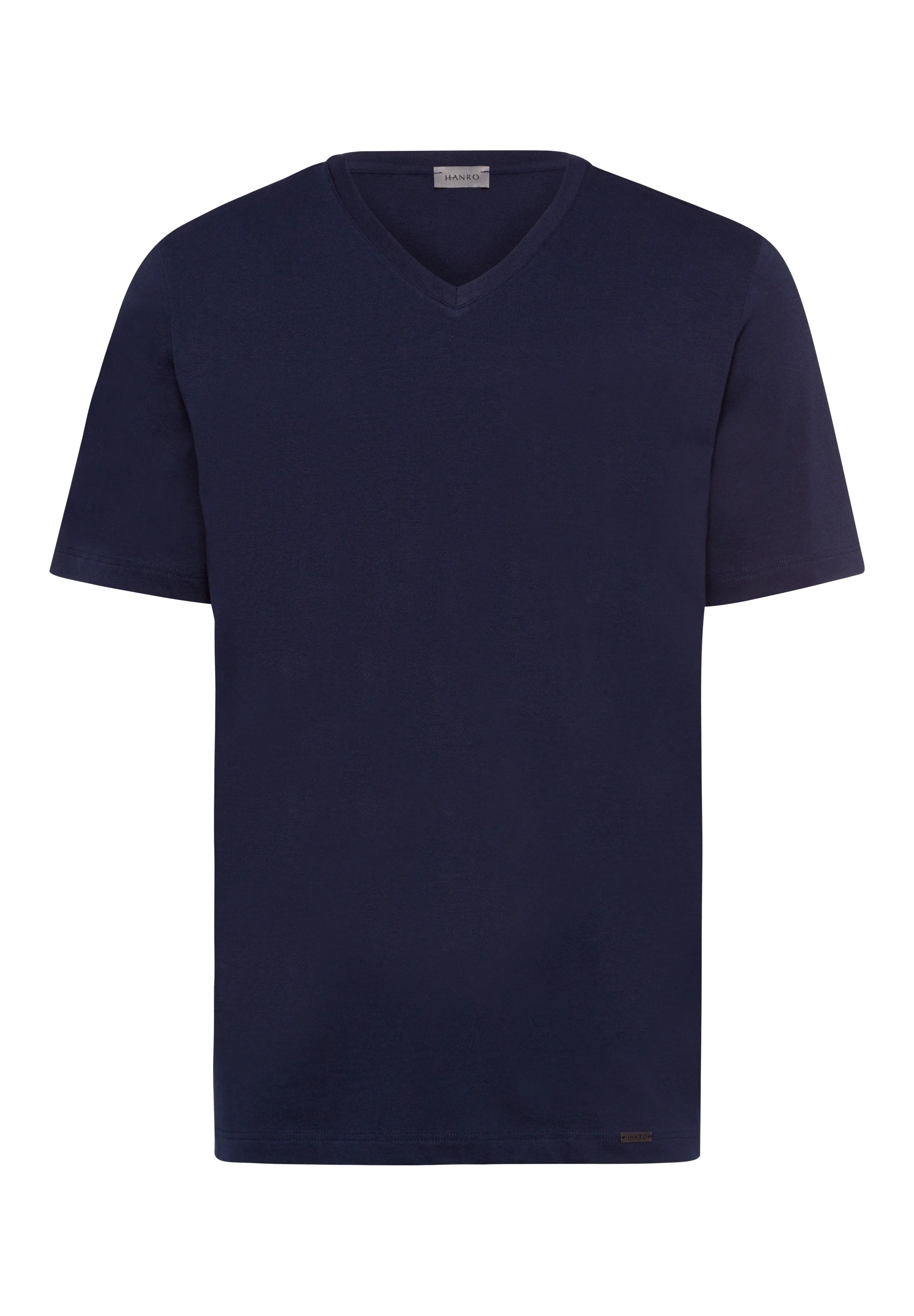 Living Shirts Cotton V-Neck T-Shirt | Deep Navy 75051-1610