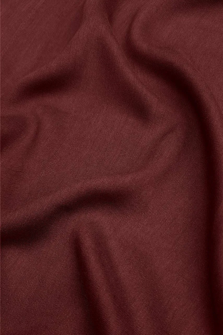 Luxury Maxi Modal Hijab - Garnet