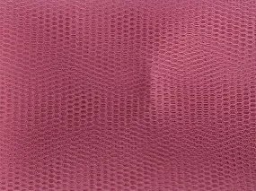 Mauvelous Pink Plain Net Fabric (Wholesale)