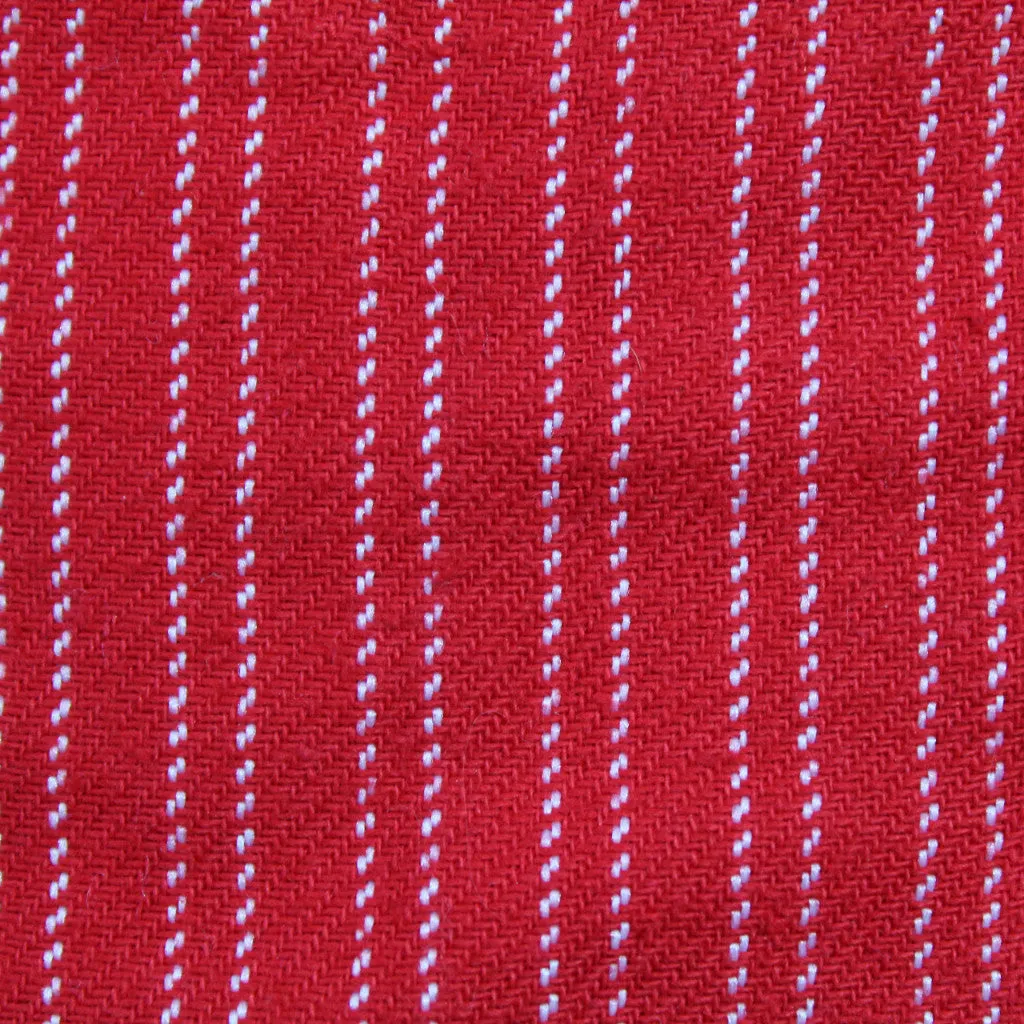 (Medium) Red with Little White Stripes Lounge Pants 0078