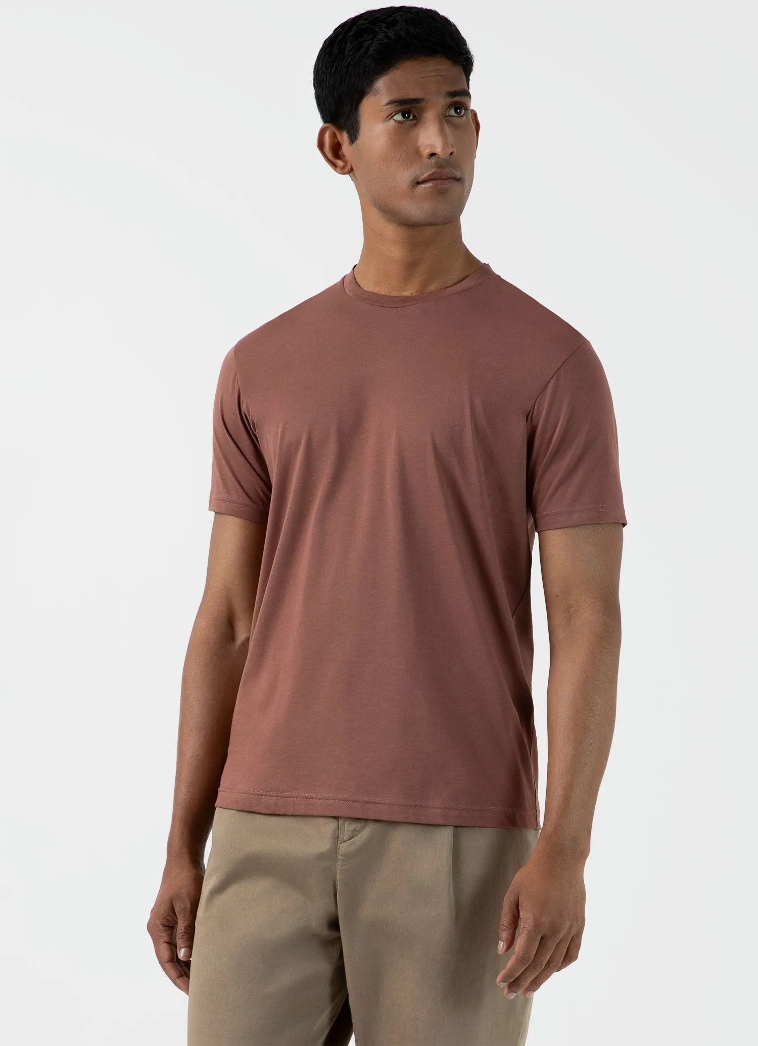 Men's Riviera Midweight T‑shirt in Brown