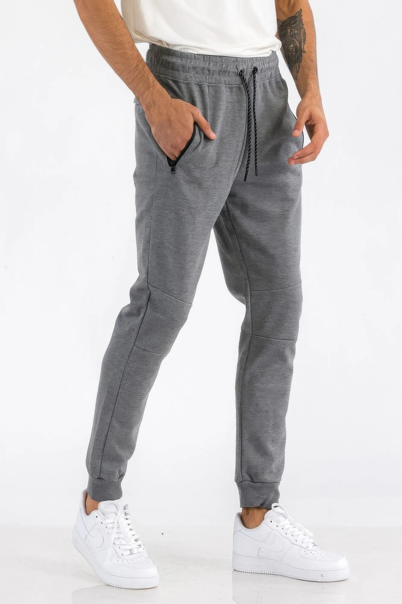 Mens Solid Joggers