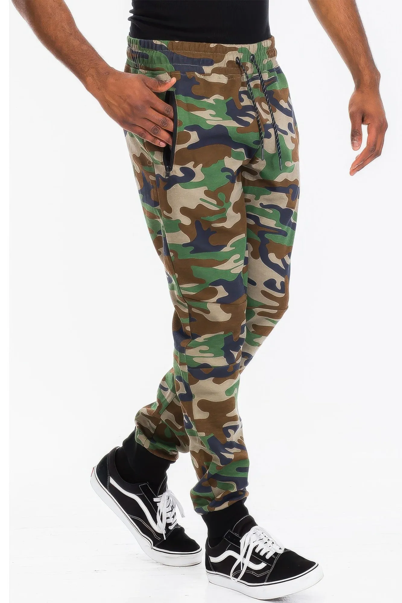 Mens Solid Joggers