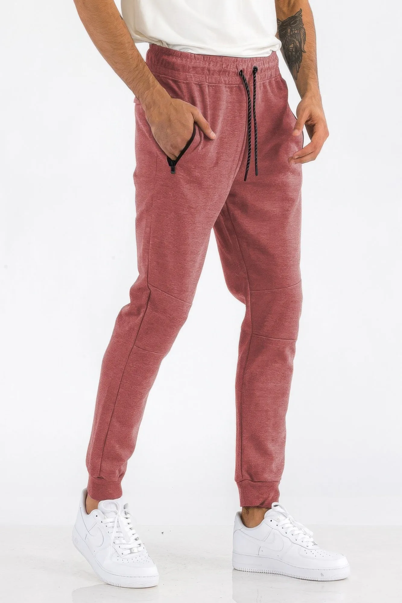 Mens Solid Joggers