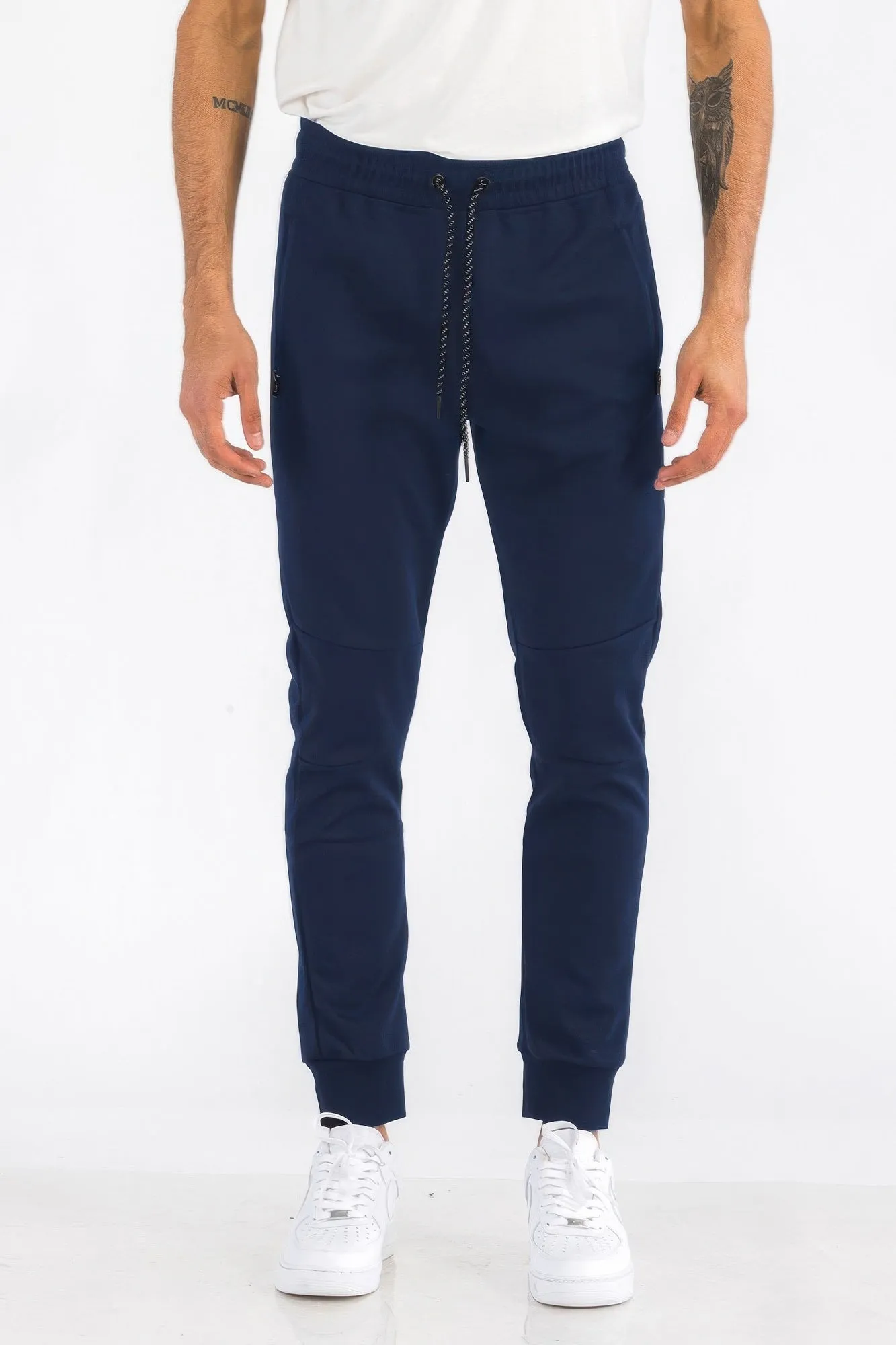 Mens Solid Joggers