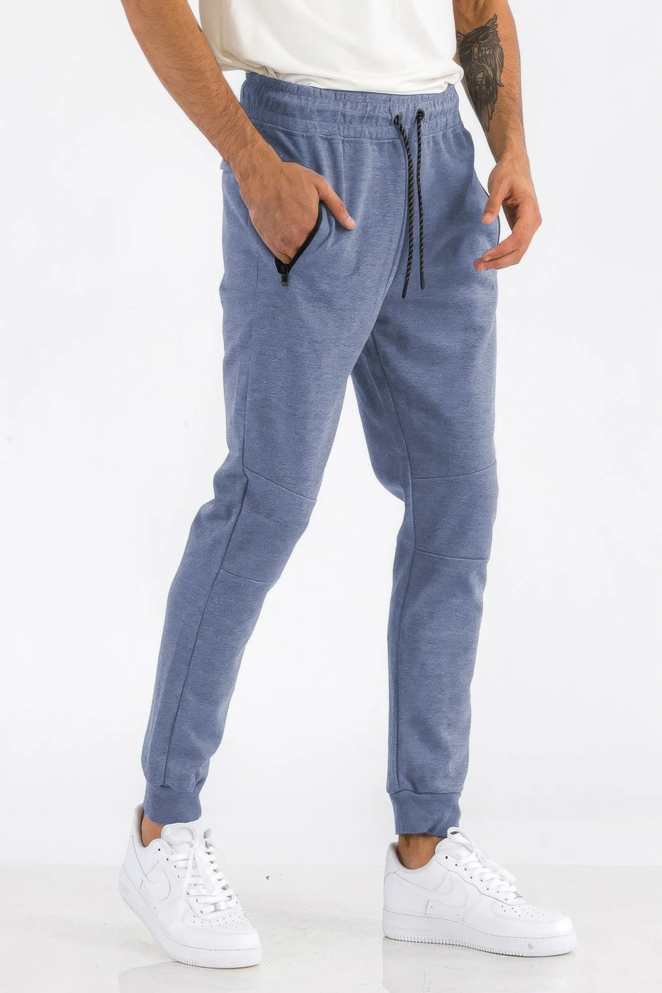 Mens Solid Joggers