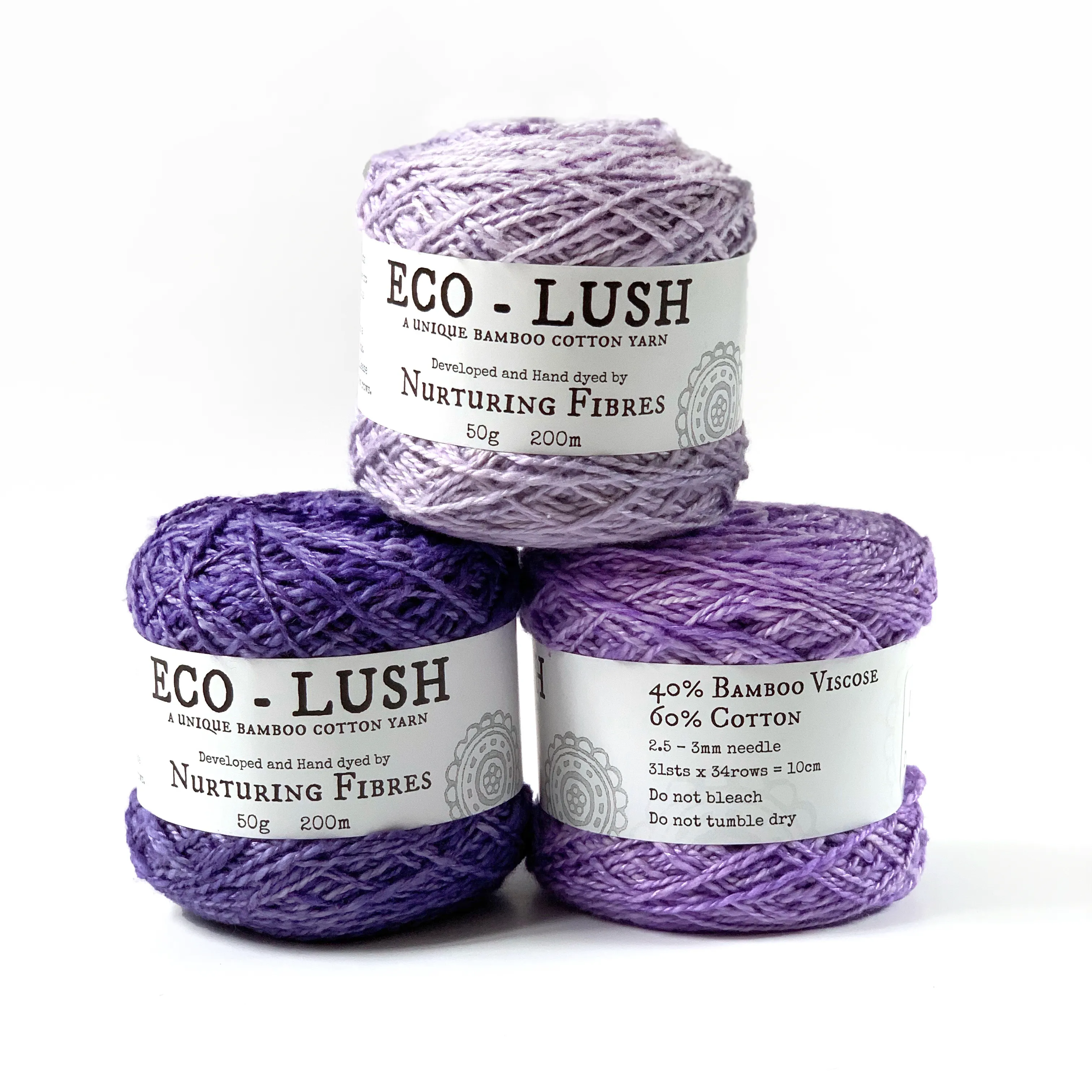 Nurturing Fibres | Eco-Lush Yarn: Cotton & Bamboo Blend