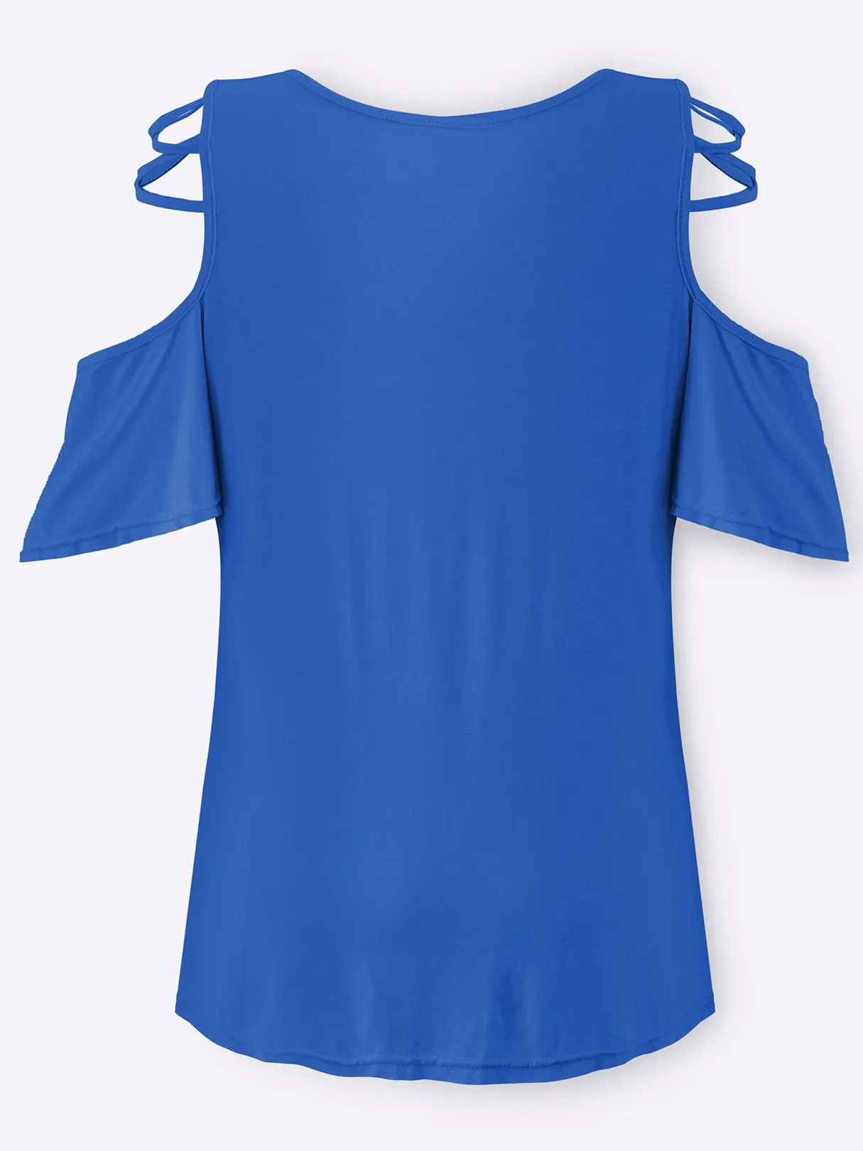 OEM ODM V-Neck Cold Shoulder Short Sleeve T-Shirts