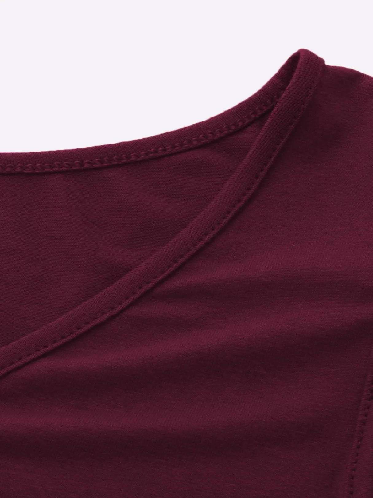 OEM ODM V-Neck Cold Shoulder Short Sleeve T-Shirts
