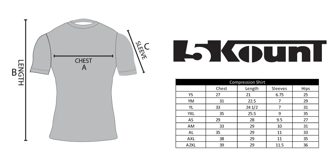 Paramus Wrestling Sublimated Compression Shirt