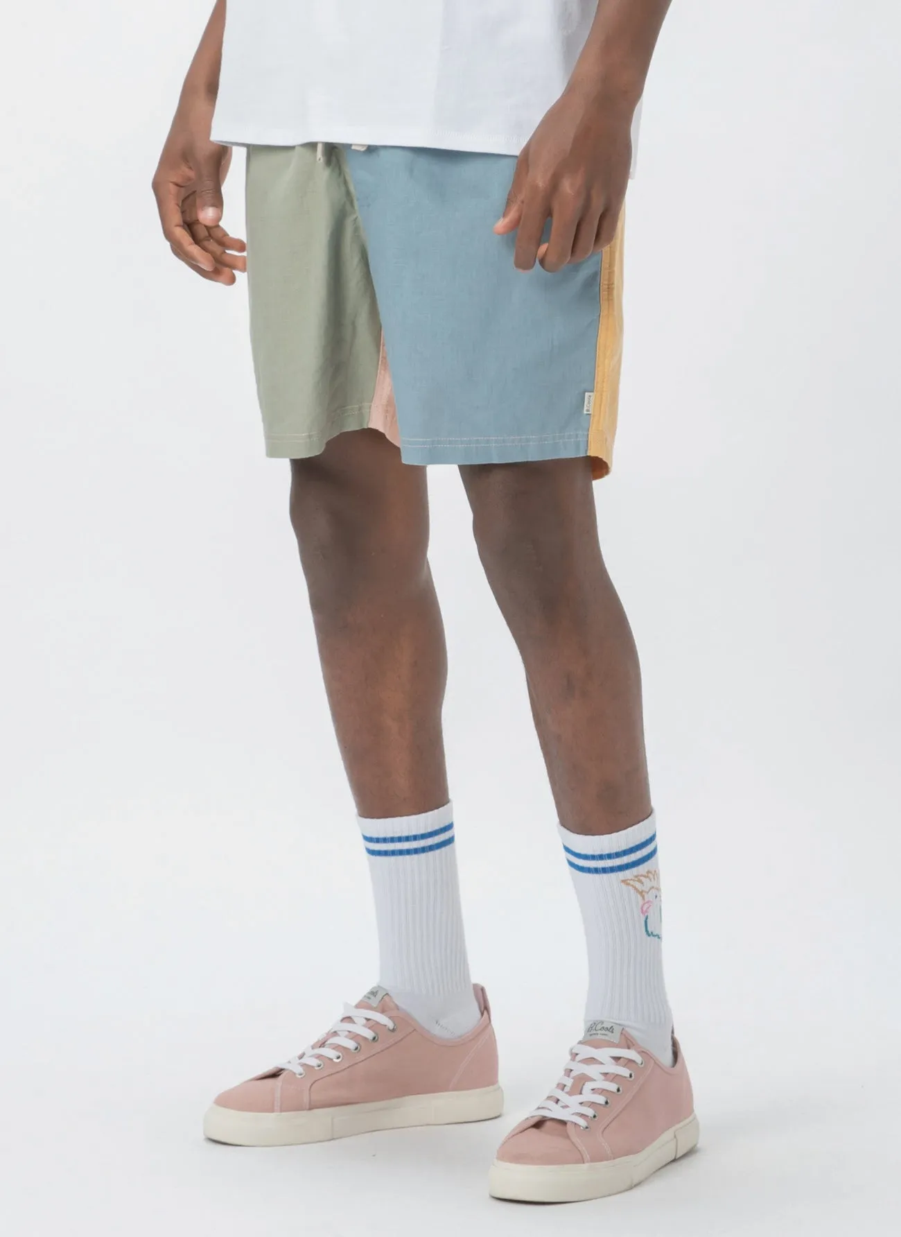 Poolside 17" Short Pastel Colour Block