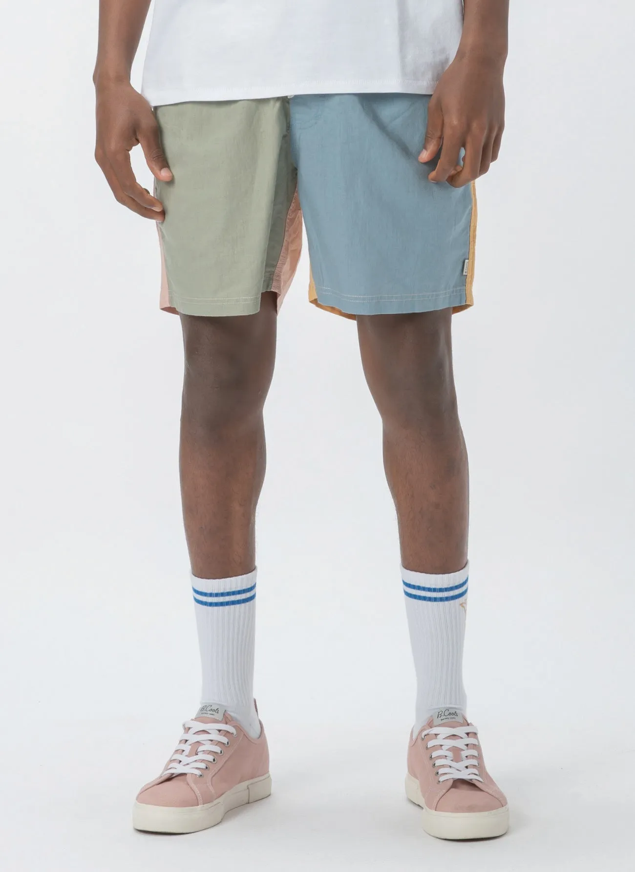 Poolside 17" Short Pastel Colour Block