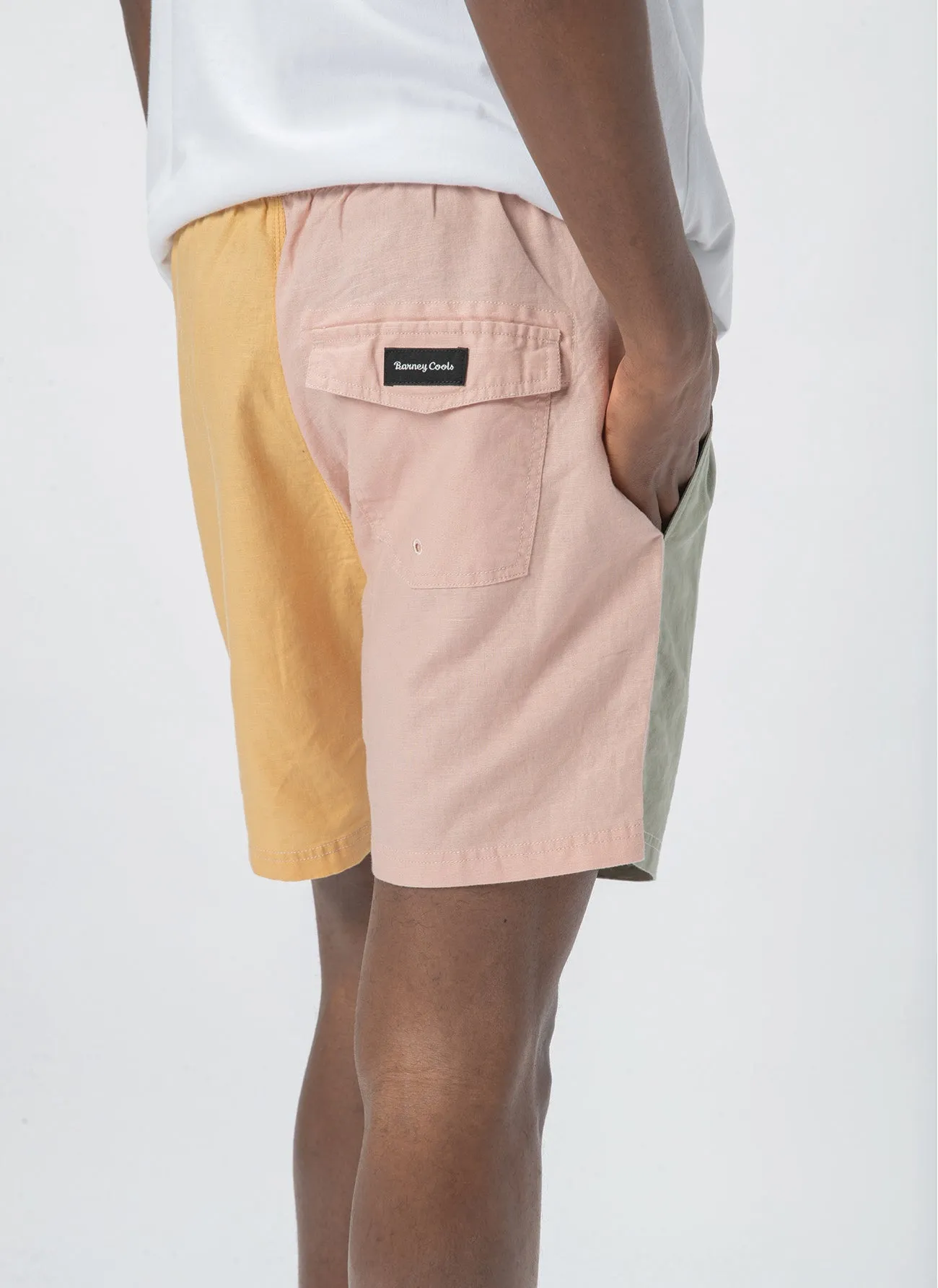 Poolside 17" Short Pastel Colour Block